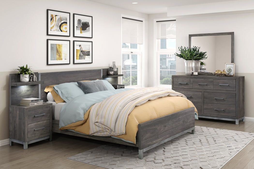 Zephyr Dark Grey Bedroom Collection