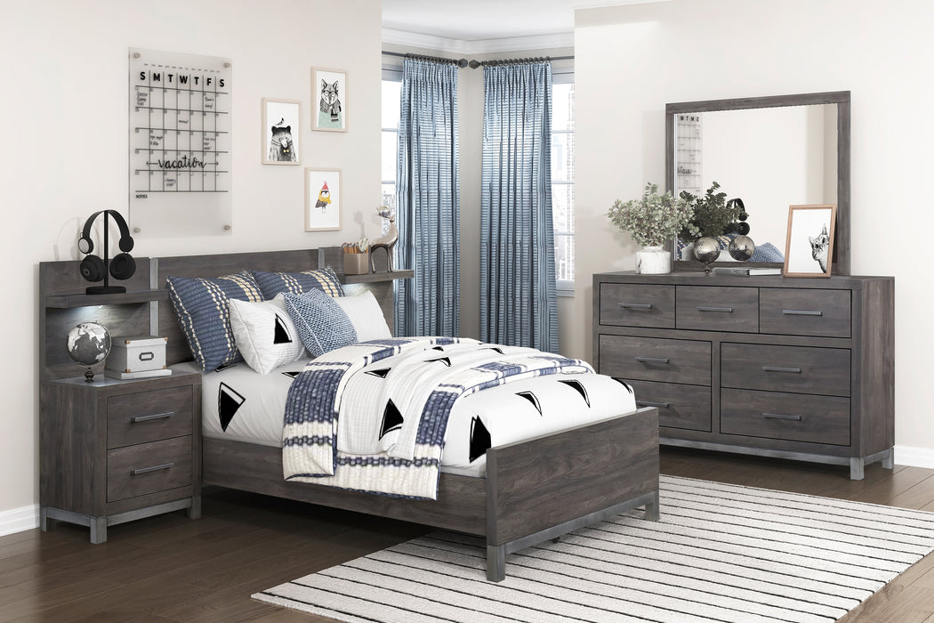 Zephyr Dark Grey Bedroom Collection