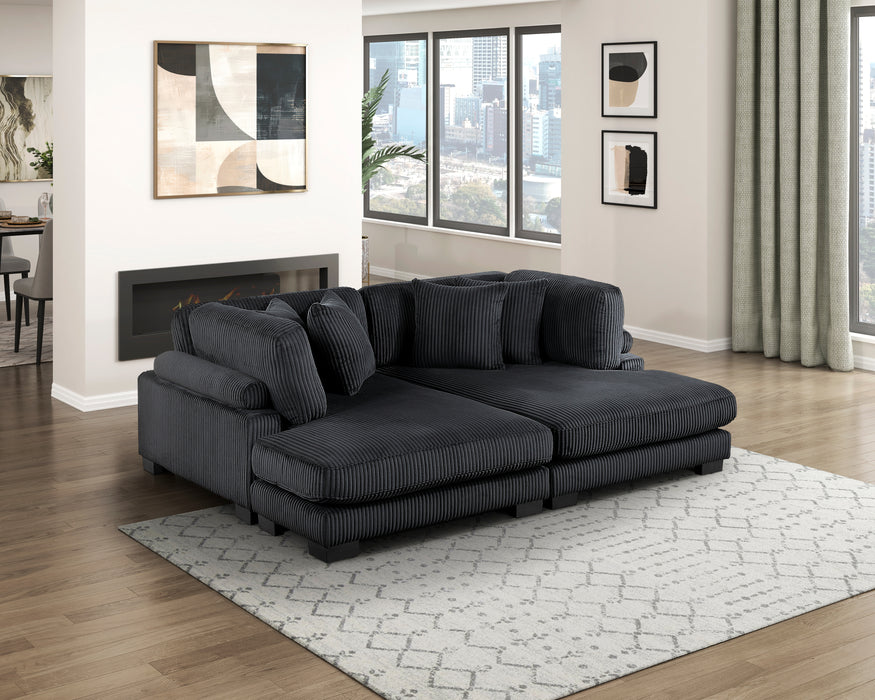 Traverse Black Modular Sectional Collection