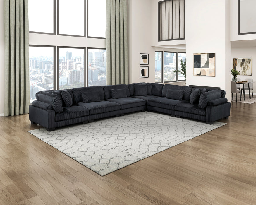 Traverse Black Modular Sectional Collection