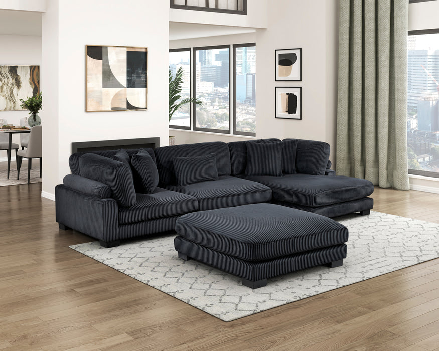 Traverse Black Modular Sectional Collection