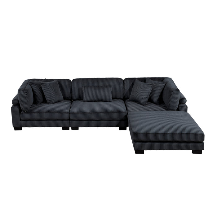 Traverse Black Modular Sectional Collection