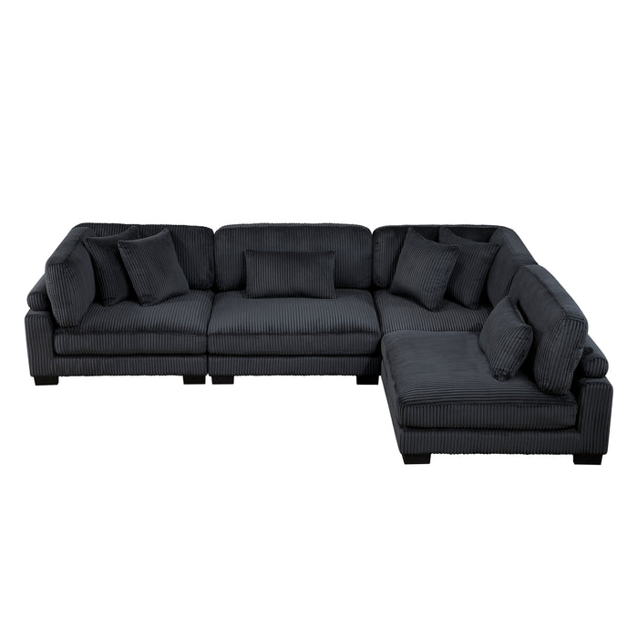 Traverse Black Modular Sectional Collection