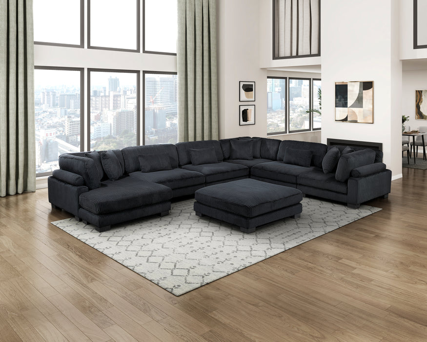 Traverse Black Modular Sectional Collection