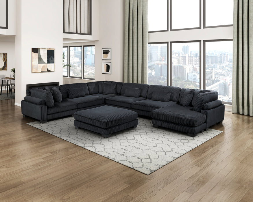 Traverse Black Modular Sectional Collection