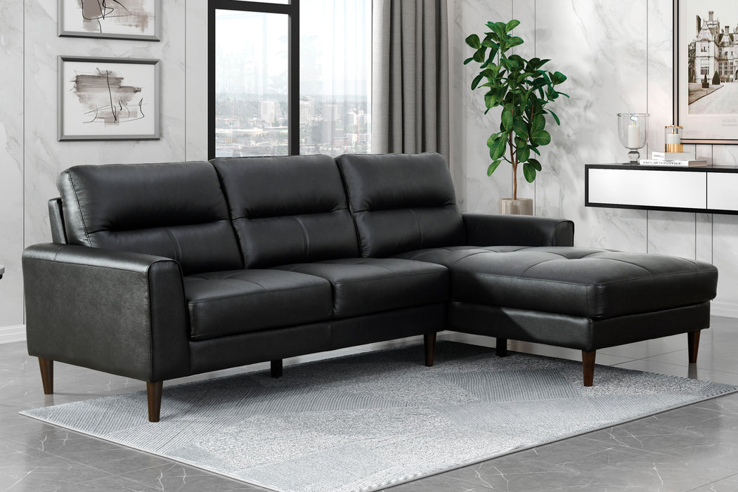 Lewes Leather Sectional Collection