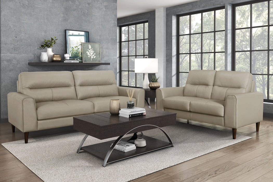 Lewes Leather Living Room Collection