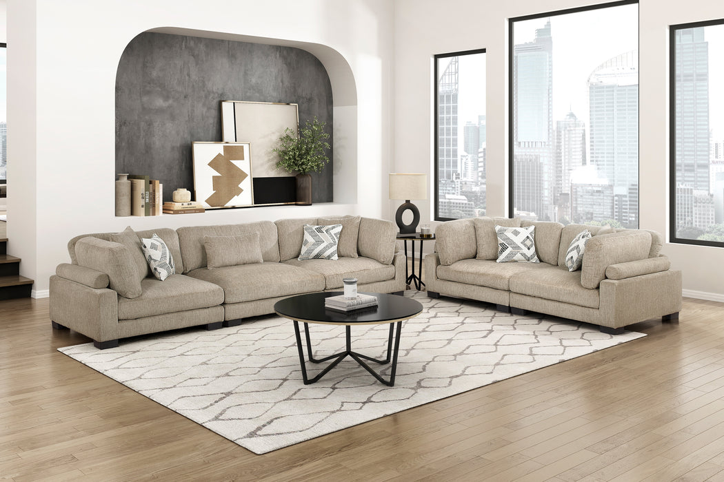 Tinley Brown Living Room Collection