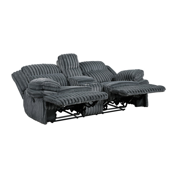 Goodland Dark Grey Reclining Living Room Collection