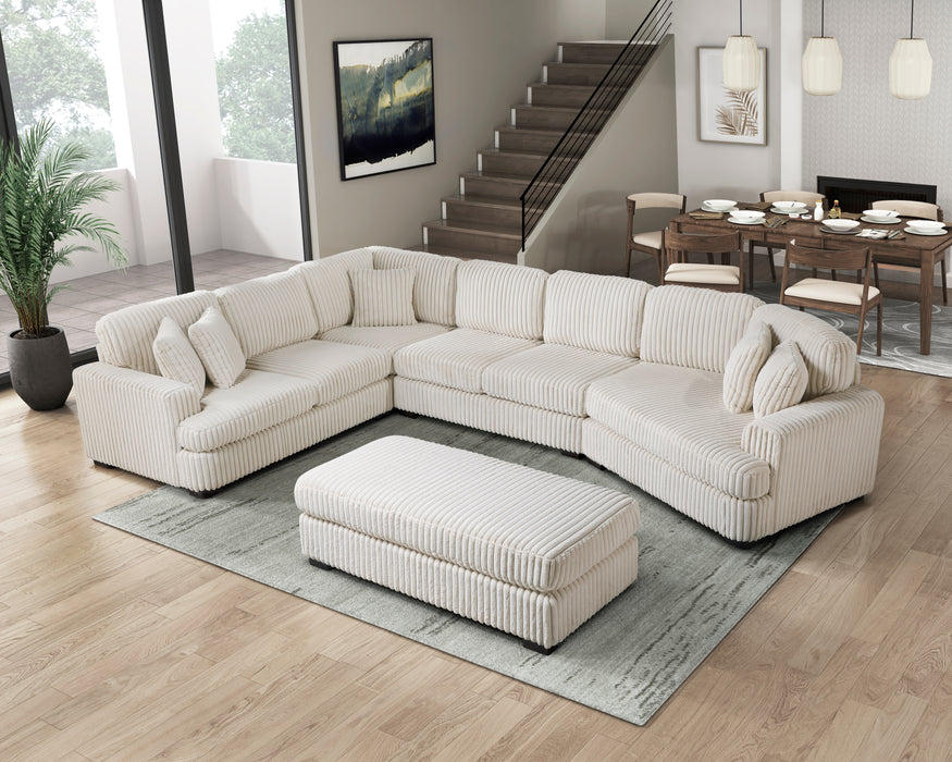 9623 Beige Sectional Collection