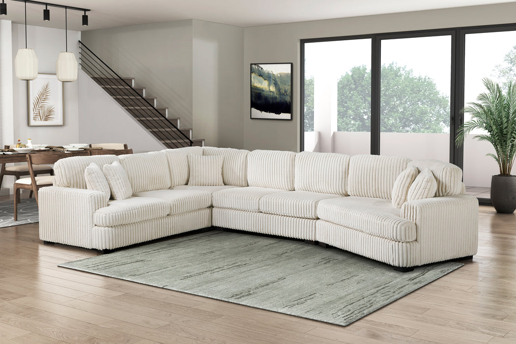 9623 Beige Sectional Collection