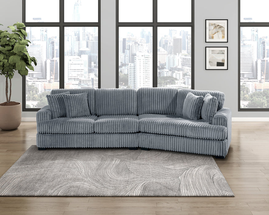 9623 Grey Sectional Collection