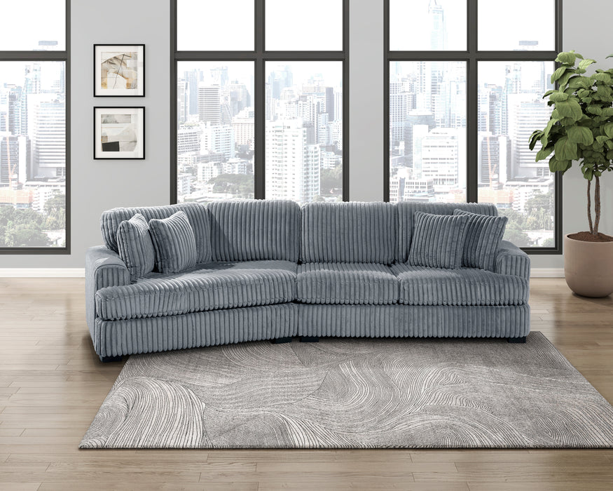 9623 Grey Sectional Collection