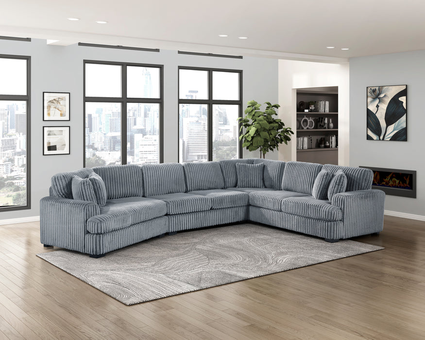 9623 Grey Sectional Collection