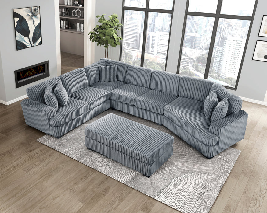 9623 Grey Sectional Collection