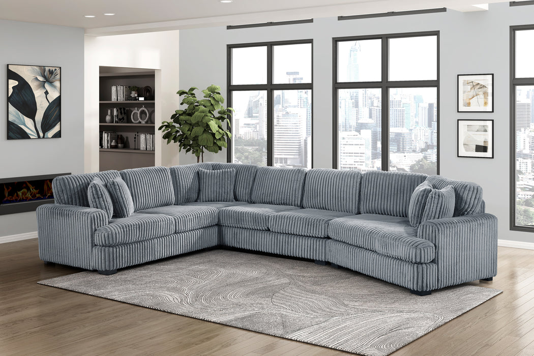 9623 Grey Sectional Collection