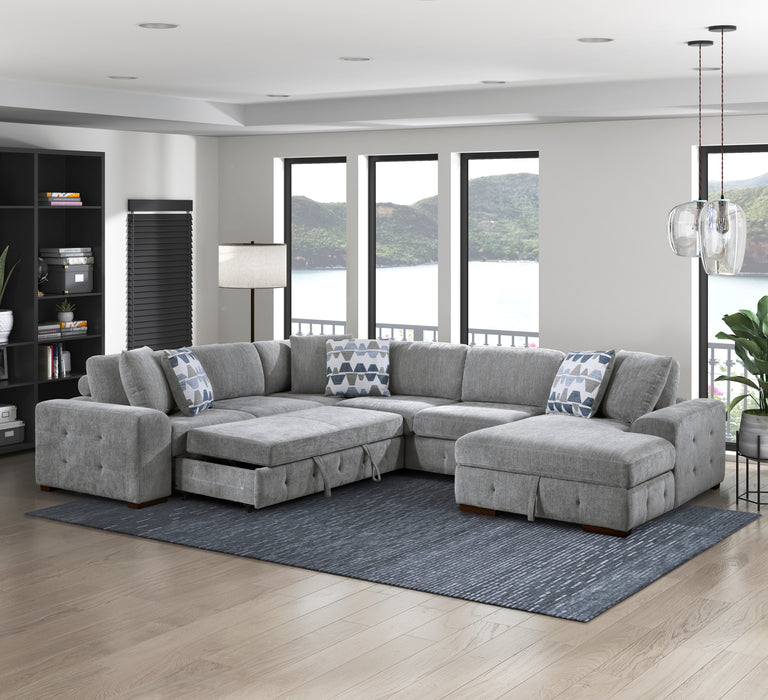 Raife Grey Sectional Collection