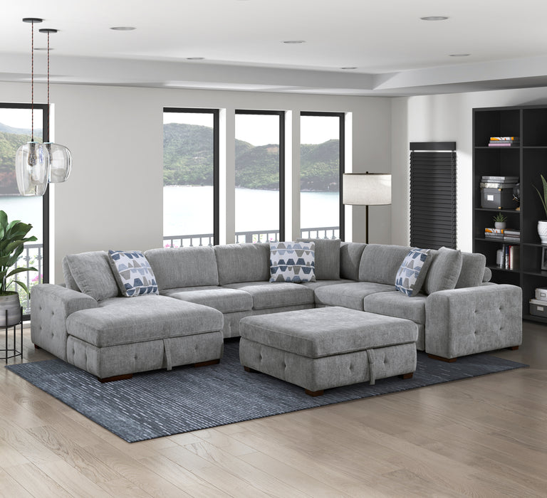 Raife Grey Sectional Collection