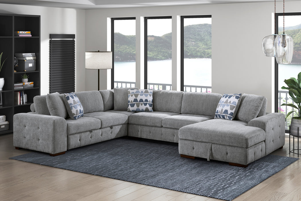 Raife Grey Sectional Collection