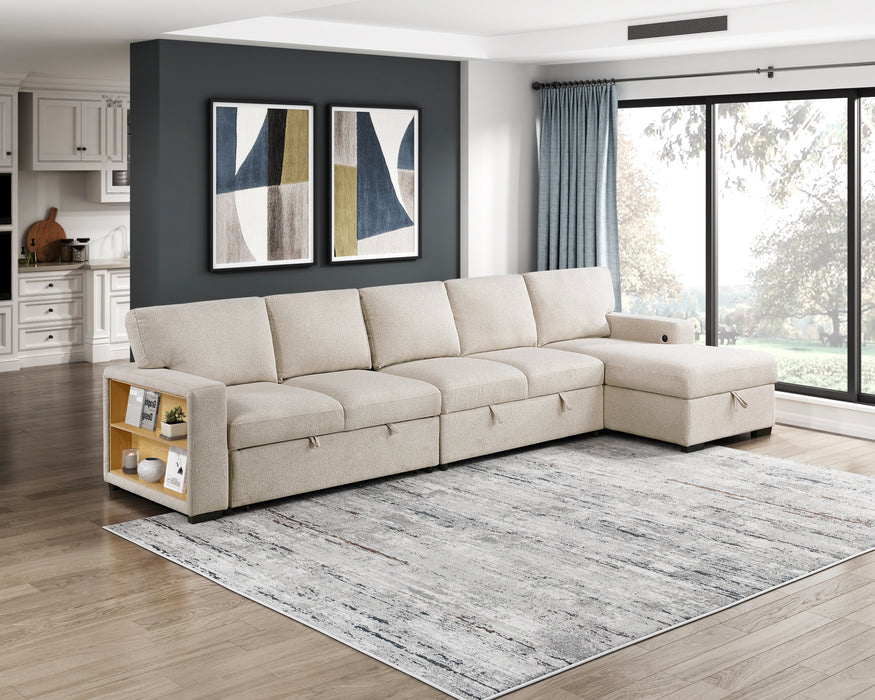 Pompano Beige Sectional Collection