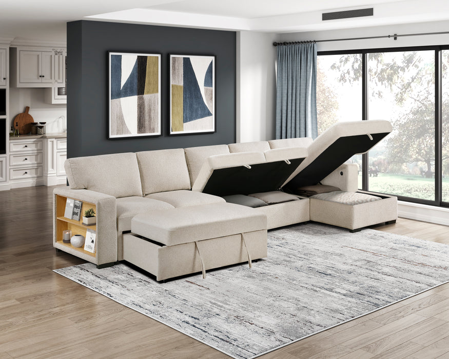 Pompano Beige Sectional Collection