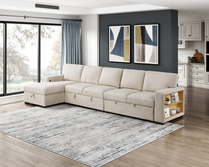 Pompano Beige Sectional Collection