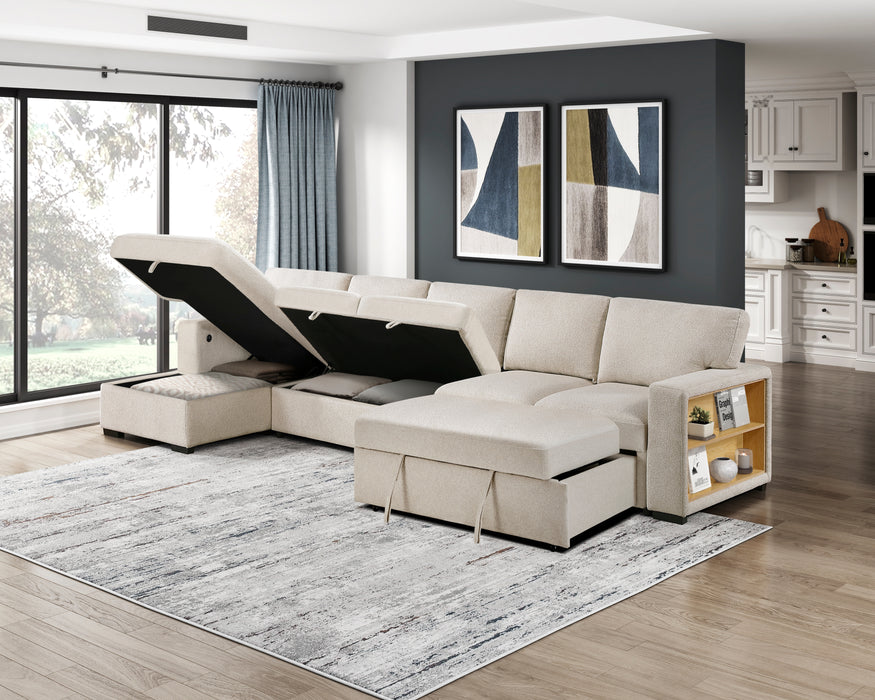 Pompano Beige Sectional Collection