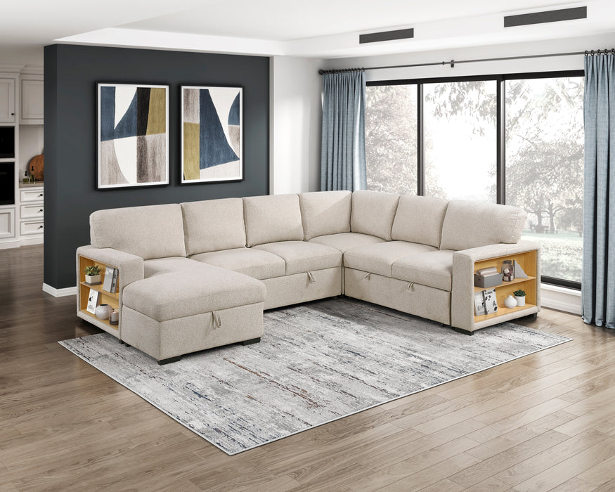 Pompano Beige Sectional Collection