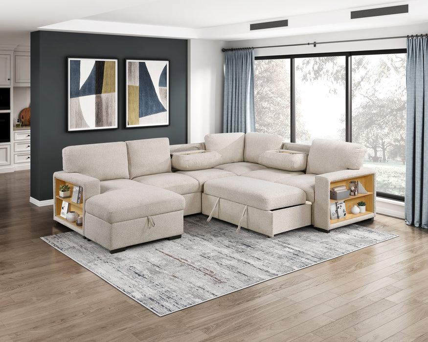 Pompano Beige Sectional Collection