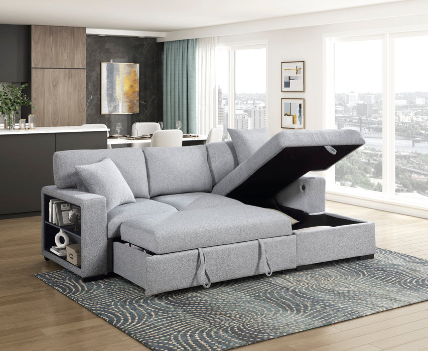 Pompano Grey Sectional Collection