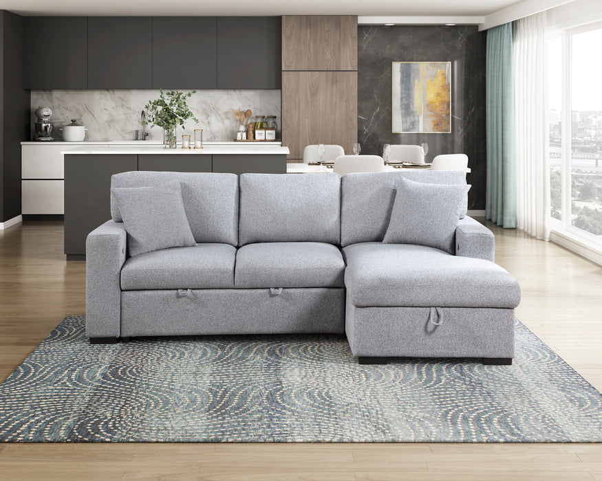 Pompano Grey Sectional Collection