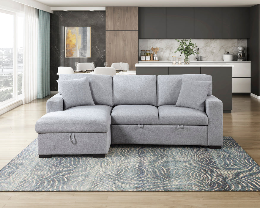 Pompano Grey Sectional Collection