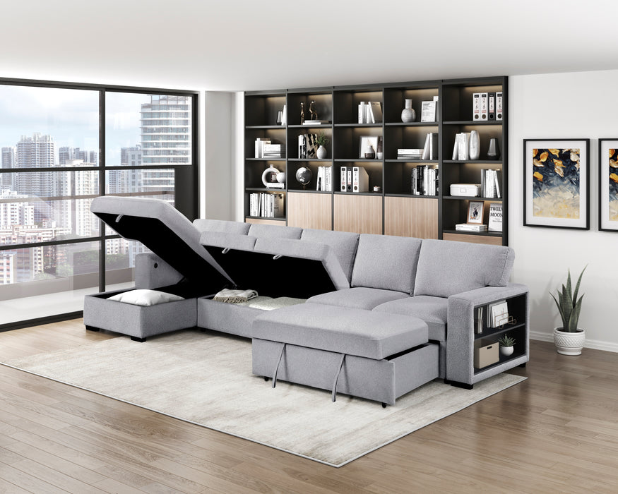 Pompano Grey Sectional Collection