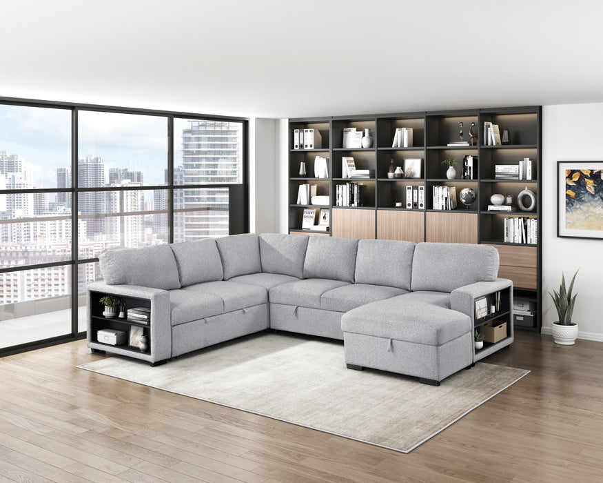 Pompano Grey Sectional Collection