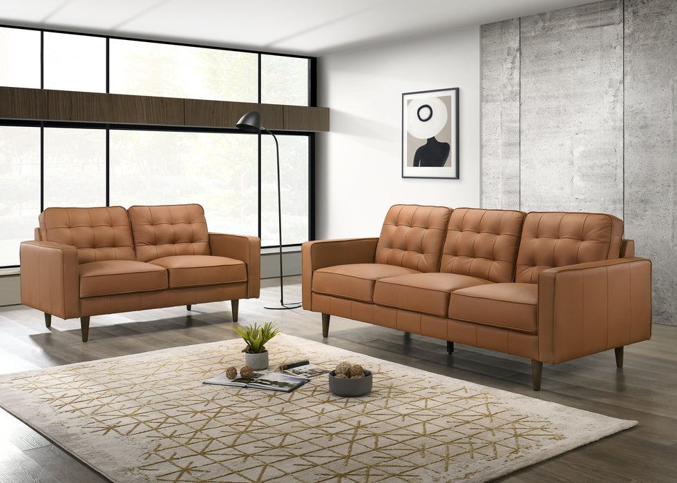 Copenhagen Leather Living Room Collection