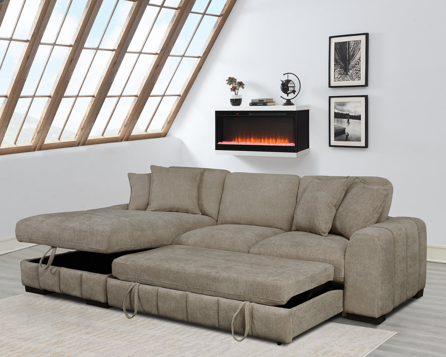 Houston Sand Sleeper Sectional