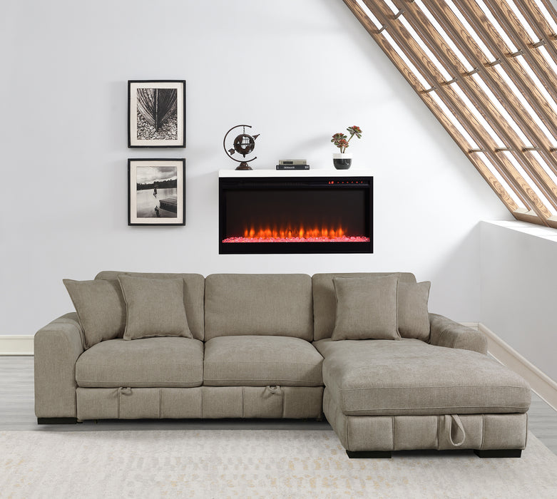 Houston Sand Sleeper Sectional