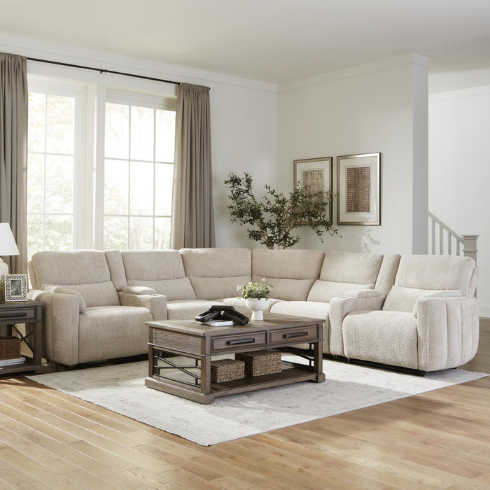 Modesto Buttercream Power Reclining Sectional Collection