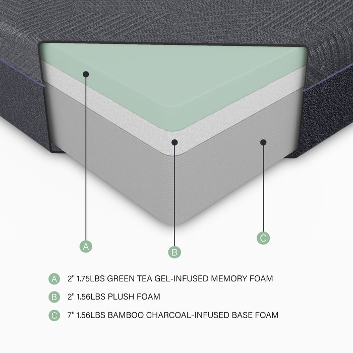 Landrum Gel-Infused Memory Foam Mattress