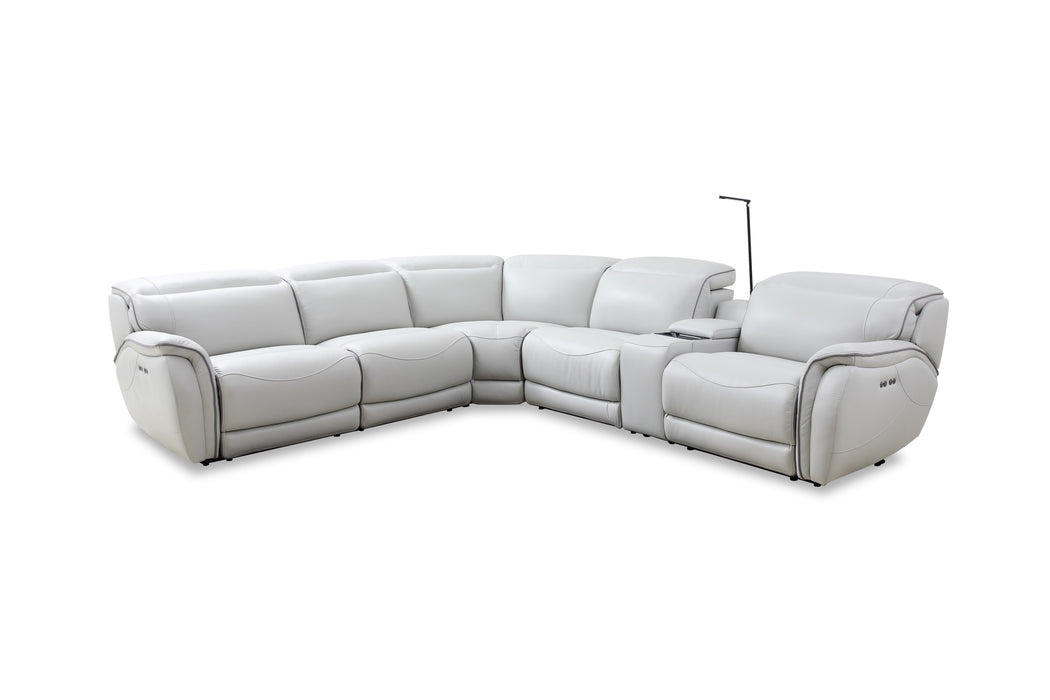 Palm Beach Power Reclining Leather Sectional