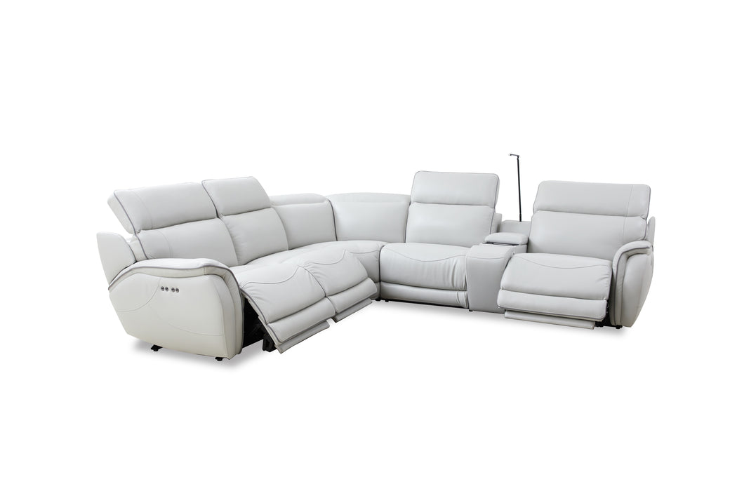 Palm Beach Power Reclining Leather Sectional