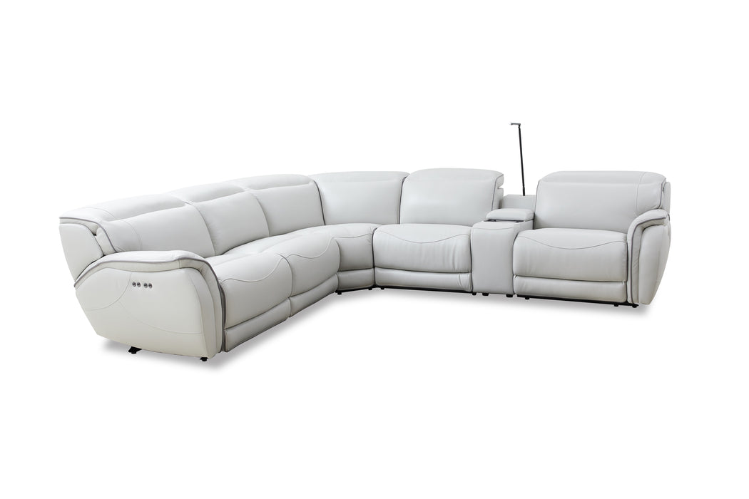 Palm Beach Power Reclining Leather Sectional