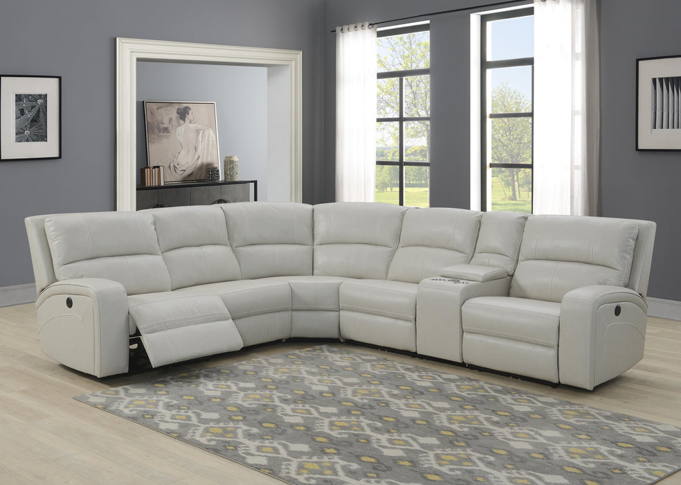 Perth Beige Power Reclining Sectional