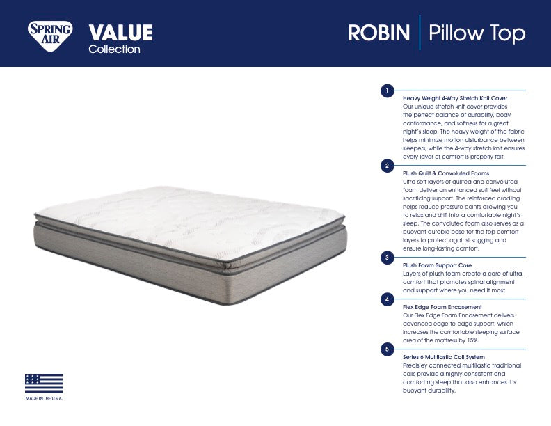 Robin Pillow Top Mattress